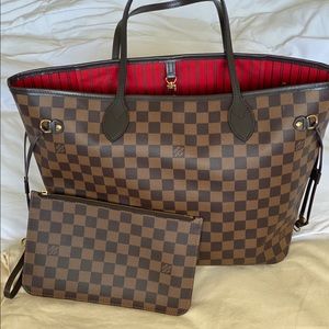 LV NEVERFULL MM IN DAMIER